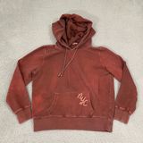 GAP‎ Hoodie Women L Red Tie Dye Pullover Sweatshirt Photo 0