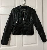 Mango Leather Jacket Photo 0
