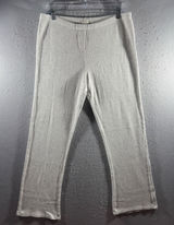 3099 | John Galt Waffle Knit Thermal Loungewear Pants Gray OS Minimalist Cozy Photo 0