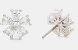 Kate Spade You’re a Gem Flower Stud Cubic Zirconia Earrings Photo 0