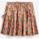 J.Crew Tiered Mini Skirt in Liberty®Pink Meadow Song Fabric Photo 0
