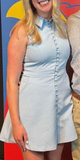 Blue Collared Lulus Dress Photo 0
