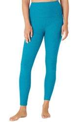 Beyond Yoga Spacedye Out‎ of Pocket High Waisted Midi Leggings Teal Blue XL NWOT Photo 0