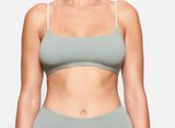 SKIMS cotton jersey scoop bralette (xs mineral) Photo 0