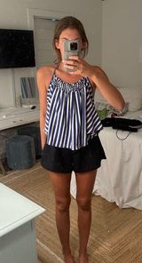 Striped Free People Top Photo 0