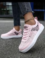 Woman’s Leopard Sneakers Multi Size 9.5 Photo 0