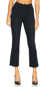 Mother The Hustler Ankle Fray Encounters at Night Dark Blue Stretch Jeans 27 Photo 0
