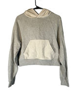 Aerie Gray Long Sleeve Hooded Kangaroo Pouch Pocket Sweatshirt Women Sz XXS Photo 0