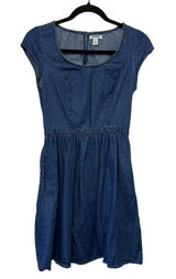 Old Navy Chambray Fit & Flare Dress Size 2‎ Blue Denim Photo 0