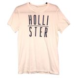 Hollister Graphic Tee Small White Logo T Shirt‎ Y2K Style Casual Streetwear Photo 0