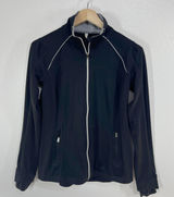 Lululemon Athletica Stay on‎ Course Black Zip Up Jacket Long Sleeves Thumbholes Photo 0