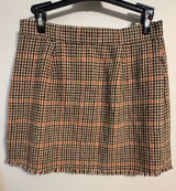 Urban Outfitters Y2K tweed‎ pattern faux wrap skirt Women's Small Photo 0