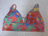 Billabong Womens Retro Floral Bralette Bikini Top Multicolor Daisy Print Small‎ Photo 0