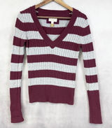 Vintage American Eagle Women Sweater Size L Cable Knit Preppy Y2K 90s Bella Swan Photo 0