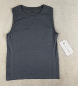 Athleta Momentum Flex Muscle Tank Gray Heather Sleeveless Training Top 860887 M Photo 0