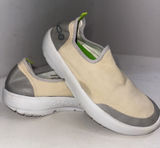 Oofos Oomg eeZee Low Shoes White Loafers Recovery Slip On Women's Size 8.5 Photo 0