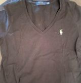 Polo Ralph Lauren Black V-Neck T-Shirt Photo 0