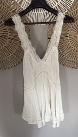 Urban outfitters white lace romper dress Photo 0