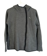 Puma Gray Full Zip Hooded Cozy Cotton Blend Athletic Casual Jacket Women Sz M Photo 0
