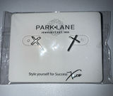NIB Park Lane Faith Earrings CROSS STUD High‎ Polished Gold Fin Photo 0
