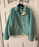 NWT The North Face Women’s Sherpa Fleece Jacket - Wasabi with Cream Trim Size XL Photo 0
