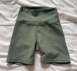 Wilo the Label Bike Shorts Spandex Womens Xs Green Yoga‎ Activewear Gym Running Photo 0