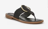 Kelly & Katie Olive Sandal Black Size 6.5 M New Photo 0