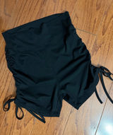 Black High Waste Athletic Shorts- size Medium. ***refer to measurements as size tag removed. Gently warn & Excellent condition. Non-smoking home. Priced to sell at as is condition. Measurements approximately 12” waste not fully stretched out x 16” long. Smoke free home. Priced at as is condition. Don’t like my price make a reasonable offer. Photo 0