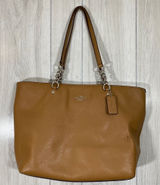 Coach Sophia Pebbled Leather Tote Bag Handbag Purse 36600 Photo 0