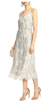 Zimmermann‎ Lace-Trimmed Midi Floral Dress Size: XS/S Photo 0