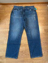 NEW Maurices curvy Legacy Fit Straight Leg Jeans - vintage inspired, Medium wash Photo 0