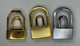 Set‎ of 3 Belt Buckles Gold and Silver Metal Photo 0