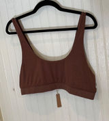 SKIMS Cotton Rib Tank Bralette‎ Brown Size 3XL Photo 0