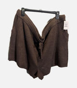 Auden Brown Sweater Knit Shorts Loungewear Sleepwear Plus Size 3X‎ NWT K8G66R Photo 0