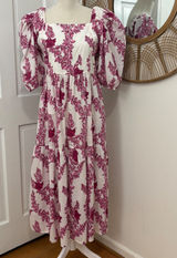 BEYOND by Vera Estella Pondicherry Maxi Dress L Garden Floral Wedding Guest Boho Photo 0