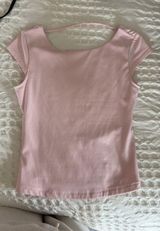 Backless Pink Top Photo 0