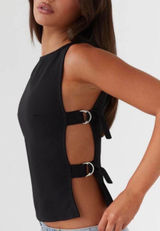 Peppermayo Black Cut Out Top Photo 0