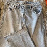 Abercrombie & Fitch Light Wash Straight Jeans Extra Long Photo 0