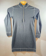 1403 | Tommy Bahama Athleisure Quarter Zip‎ Mock Neck Dress Grey Womens S Photo 0