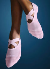 Bombas Women’s Studio Gripper Ballet No Show Socks Spanish Rose Size M NWT Photo 0