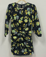 Kobi Halperin Floral Bodycon‎ Ruched Mini Dress Keyhole Photo 0