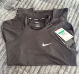 Nike Dri-Fit UV Long Sleeve Hydroguard Swim Shirt XL Black Rashguard NWT Size XL Photo 0