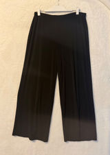 Spiegel Womens XL Black Wide Leg Lounge Pants Elastic Waist Stretch‎ Flowy Photo 0