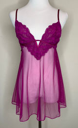 Victoria's Secret Gold Label Negligee Chemise sz Medium Fairy Coauette Photo 0