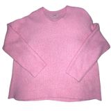 J Crew‎ Ribbed Boyfriend Crewneck Sweater Extra Soft Wool Blend Women XL Pink Photo 0