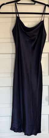 bebe Midnight Blue Midi Slip Dress Photo 0