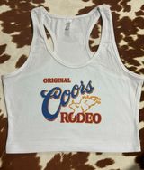 Coors Rodeo Cropped Tank Top Photo 0