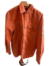 Vtg Timberland TBL-73 Orange Canvas Jacket CAT &‎ Floral Embroidery Women’s S Photo 0