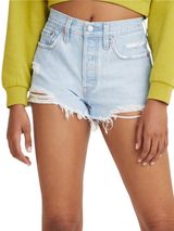 Levi’s 501 Button Fly Cotton High-Rise Denim Shorts Ojai Top Size 26 Photo 0