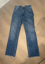Abercrombie & Fitch Ankle Straight Leg Jeans ultra high rise Photo 0